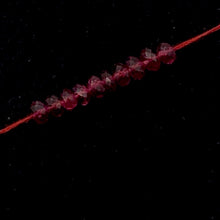 Load image into Gallery viewer, Premium Natural Red Spinel Faceted Roundel Beads | 3mm | 10 Beads |