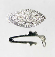 Load image into Gallery viewer, Intricate Lace Sterling Silver Locking Pearl Clasp 9215 - PremiumBead Alternate Image 3