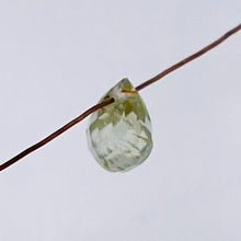 Load image into Gallery viewer, 1 Natural Sage Green Natural Zircon Briolette Bead 6943