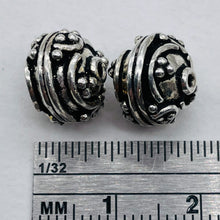Load image into Gallery viewer, Designer 21 intricate Spiral 2.7 Grams Sterling Silver Bead 4019