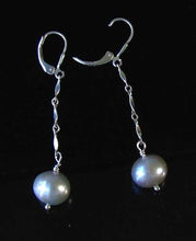 Load image into Gallery viewer, Moonshine Natural Pearl Solid Sterling Silver Earrings 303123B - PremiumBead Alternate Image 3