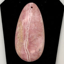 Load image into Gallery viewer, Natural Lacy Pink Rhodochrosite Pendant Bead | 60x30mm| Pink | Teardrop | 1 Bd |