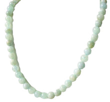Load image into Gallery viewer, Natural Aquamarine 8mm Round Bead Strand 109696B