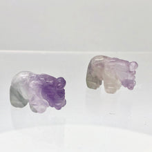 Load image into Gallery viewer, Wild Hand Carved Amethyst Elephant Beads | 22.5x21x10mm | Purple - PremiumBead Primary Image 1