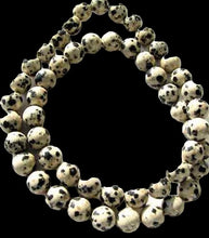 Load image into Gallery viewer, Spots Dalmatian Jasper 8mm Round Bead Strand 109420