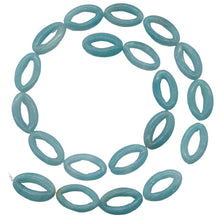 Load image into Gallery viewer, Picture Frame Amazonite 20x12 Oval Bead Strand 109368A