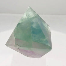 Load image into Gallery viewer, Multi-hue standing Natural Fluorite Pyramid | 35x26x25mm | Green/Purple | - PremiumBead Alternate Image 4