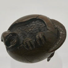 Load image into Gallery viewer, Escaping the Egg Lizard Teak Ojime/Netsuke Bead - PremiumBead Alternate Image 3