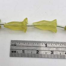 Load image into Gallery viewer, 2 Lovely Carved Serpentine Jade Trumpet Flower Beads | 2 Beads | 16x10mm |8921 - PremiumBead Alternate Image 4