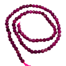 Load image into Gallery viewer, Ruby Faceted 15.5" Bead Strand Round | 3 mm | Pink | 190 Beads |