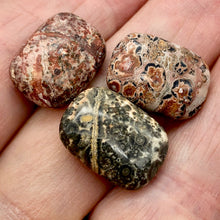 Load image into Gallery viewer, Wild 3 Leopard Skin Jasper Rectangle Beads 7364