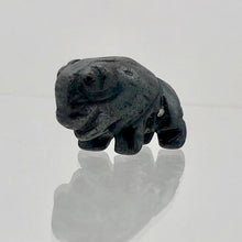 Load image into Gallery viewer, Stability Hematite Bison / Buffalo Figurine Worry Stone | 21x14x8mm | Silver Black
