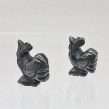 Load image into Gallery viewer, 2 Cute Carved Hematite Rooster Beads | 21x16x7.5mm | Graphite - PremiumBead Alternate Image 3