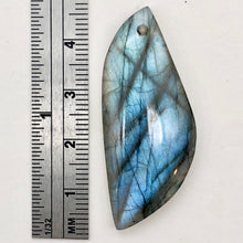 Load image into Gallery viewer, Spectrolite Labradorite Pendant Bead | 1.75x.63x.5" | Blue Gold Gray | 1 Bead(s)