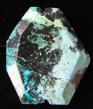 Load image into Gallery viewer, 1! Drama 51cts Black/Sky Blue Chrysocolla 40mm Bead 9652Ib - PremiumBead Primary Image 1