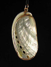Load image into Gallery viewer, Exotic! 24K Gold Embellished Shell Pendant! 9930A - PremiumBead Alternate Image 3