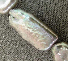 Load image into Gallery viewer, Rare Rectangular Platinum FW Coin Pearl Strand 105223 - PremiumBead Alternate Image 5
