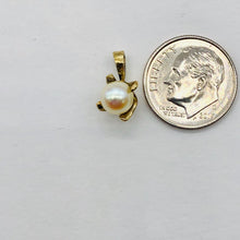 Load image into Gallery viewer, Pearl 14K Gold Filled Drop Pendant | 1/2" Long | White | 1 Pendant |