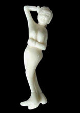 Load image into Gallery viewer, Unique Hand Carved Waterbuffalo Bone Geisha Bead 4832A