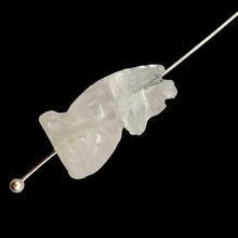 Load image into Gallery viewer, Adorable Quartz Wolf/Coyote Figurine Worry-stone | 21x11mm | Clear