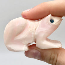 Load image into Gallery viewer, Mangano Manganoan Calcite Frog Figurine | 54x30x29mm | Pink | 72g - PremiumBead Alternate Image 7