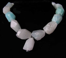 Load image into Gallery viewer, 769cts Hemimorphite Faceted Nugget Bead Strand 110390I - PremiumBead Alternate Image 2
