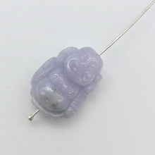 Load image into Gallery viewer, 22cts Hand Carved Buddha Lavender Jade Pendant Bead | 21x14x9.5mm | Lavender - PremiumBead Alternate Image 8