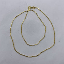 Load image into Gallery viewer, Box Chain Necklace Vermeil over Sterling Silver | 16" Long | Gold | 1 Necklace |