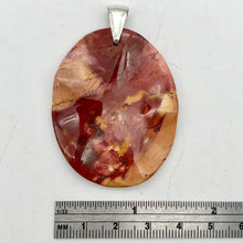 Load image into Gallery viewer, Mustard Mookaite 50mm Oval Sterling Silver Pendant - PremiumBead Alternate Image 4