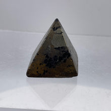 Load image into Gallery viewer, Pyrite Pyramid | 30x28x28mm | Dark Red | 1 Pyramid |
