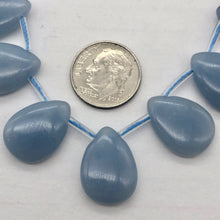 Load image into Gallery viewer, Blue Pectolite / Angelite Briolette Bead Strand for Jewelry Making - PremiumBead Alternate Image 4