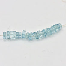 Load image into Gallery viewer, Very Rare AAA Aquamarine Wheel Beads | 4.5x2-4x1mm | 20 Beads | Blue | 5031 - PremiumBead Alternate Image 7