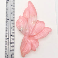 Load image into Gallery viewer, Hand Carved Pink Peruvian Opal Flower Semi Precious Stone Bead | 58.6cts | - PremiumBead Alternate Image 4