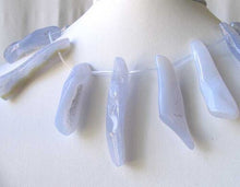 Load image into Gallery viewer, 810cts Natural Blue Chalcedony Bead Strand 110510H - PremiumBead Alternate Image 2