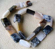 Load image into Gallery viewer, Alluring White African Opal Rectangle Bead Strand 107527 - PremiumBead Primary Image 1