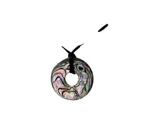 Load image into Gallery viewer, AAA Natural Abalone Pi Circle Pendant Necklace 107220