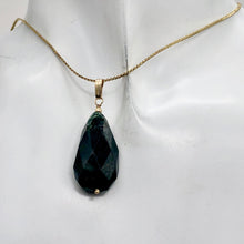 Load image into Gallery viewer, Hand Made Bloodstone Focal Pendant with 14K Gold Filled Findings | 1 1/2" Long