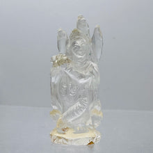 Load image into Gallery viewer, Quan Yin Quartz Goddess Person | 2 3/8" Tall | Clear | 1 Figurine |