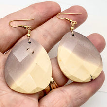 Load image into Gallery viewer, Desert Dune Purple Sky Natural Mookaite 14K Golf Filled Earrings | 2 3/4" Long |