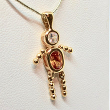Load image into Gallery viewer, November! Crystal Kid Boy 22K Vermeil Pendant 9926Kb - PremiumBead Primary Image 1