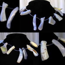 Load image into Gallery viewer, 444cts Natural Blue Chalcedony Bead Strand 110510C - PremiumBead Alternate Image 4