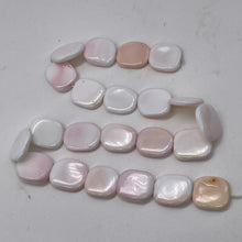 Load image into Gallery viewer, Rare Pink Conch Shell 17-20x15mm Rectangle Bead Strand 109833