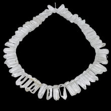 Load image into Gallery viewer, Quartz Polished Points Strand | 21x8 to16x7mm | Clear | 94g | 52 Beads |