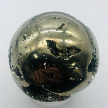 Load image into Gallery viewer, Pyrite Scry Crystal Round | Golden | 1 Sphere | 45mm | 169g |