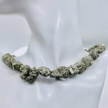 Load image into Gallery viewer, Pyrite Crystals Nugget Strand | 21x18x12 to 14x14x14mm | Silver Gold | 25 Beads|