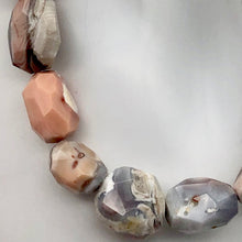 Load image into Gallery viewer, Botswana Agate Faceted Strand | 25x17x11 to 13x12x9mm | Pink | Nugget | 21 Bds | - PremiumBead Alternate Image 2