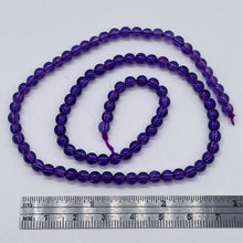 Load image into Gallery viewer, Royal Natural 4mm Amethyst Round Bead Strand 109390
