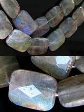 Load image into Gallery viewer, Fiery Labradorite Faceted 20x15mm Rectangle Bead Strand 109562 - PremiumBead Primary Image 1