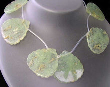 Load image into Gallery viewer, Jazzy 8 Druzy Green Prehnite Briolette Beads 10458J - PremiumBead Alternate Image 2