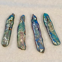 Load image into Gallery viewer, Moonlight Head Drilled Stick FW Pearl Strand 103923 - PremiumBead Primary Image 1